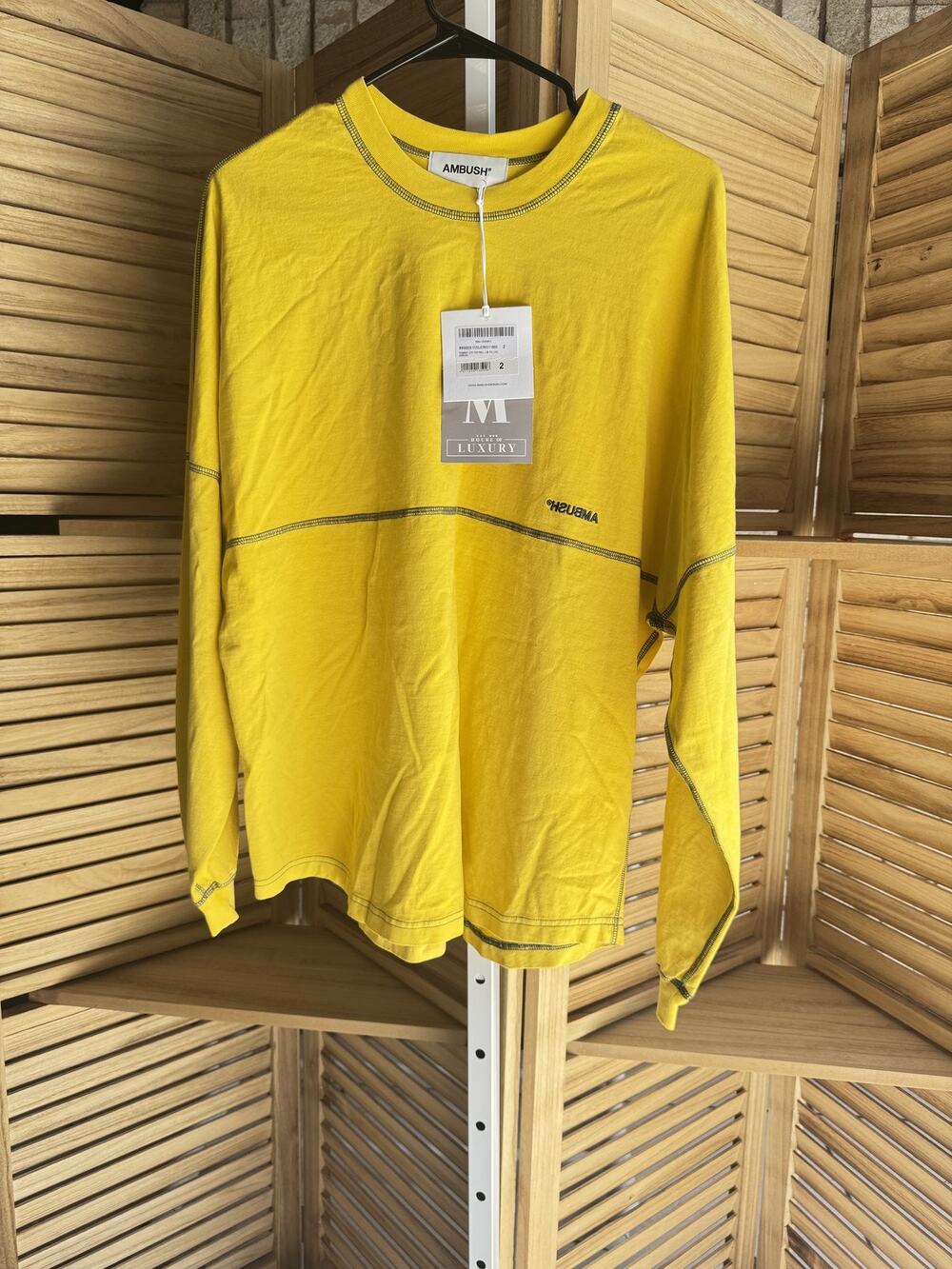 Ambush Shirt Yellow Size M